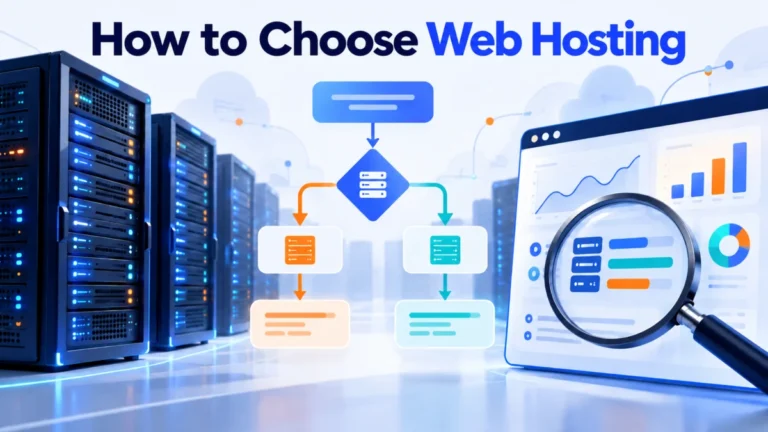 How to choose web hosting based on server performance, traffic needs, and hosting features