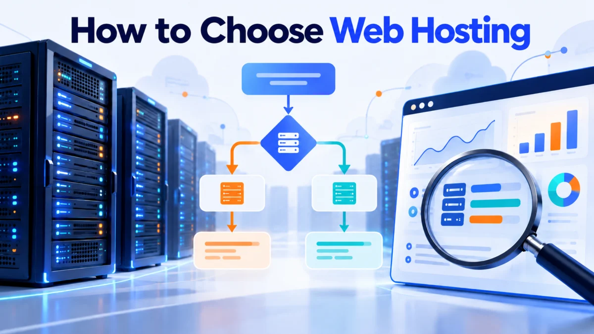 How to choose web hosting based on server performance, traffic needs, and hosting features