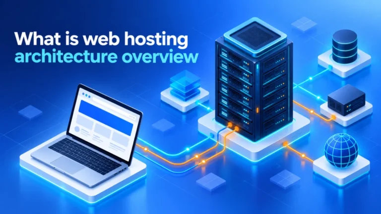 what is web hosting: independent HostChoices editorial illustration